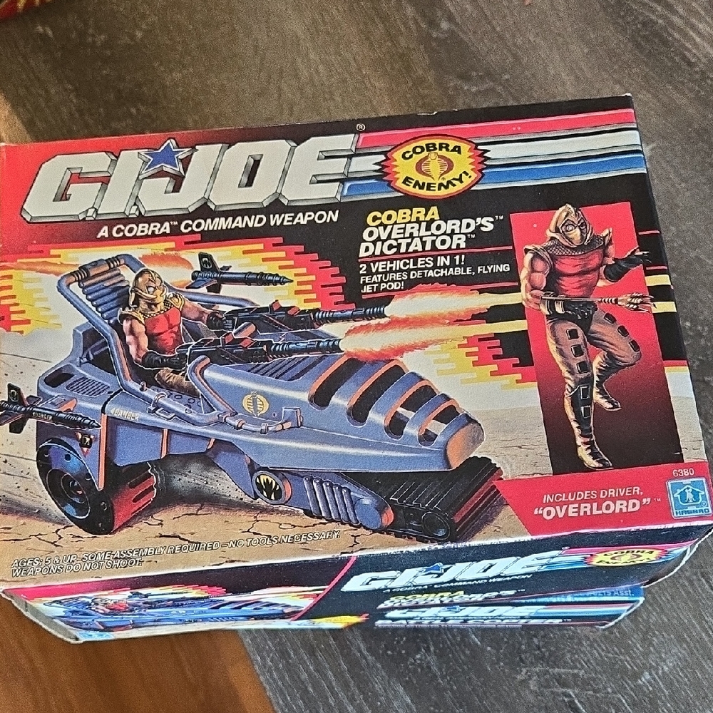 Hasbro GI Joe Cobra Overlord's Blue Vehicle